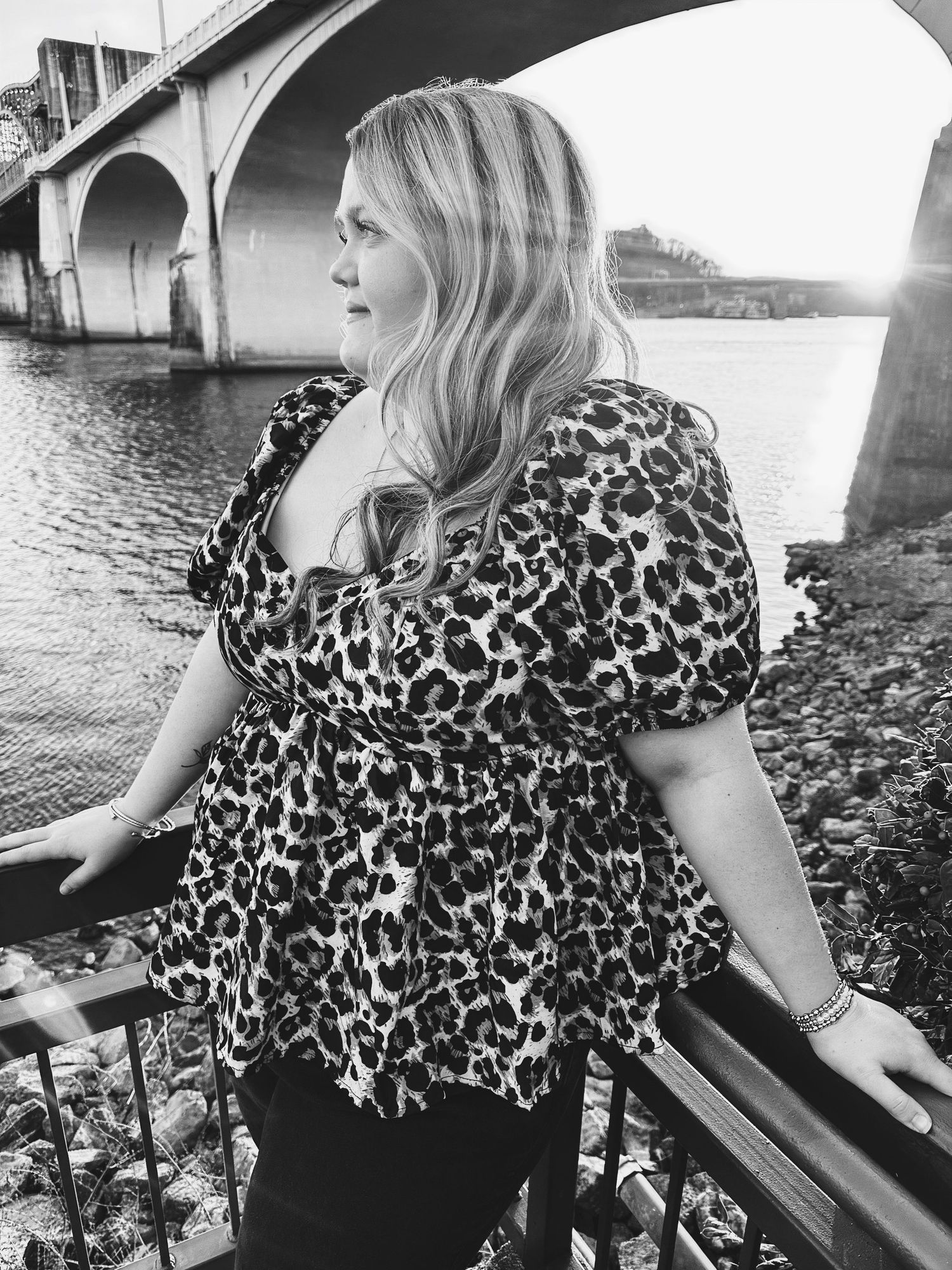 Candid portrait in natural environment