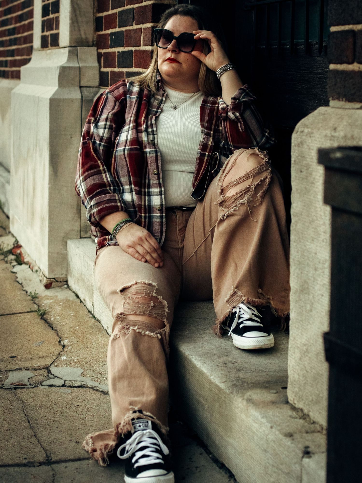 Professional portrait in scenic location