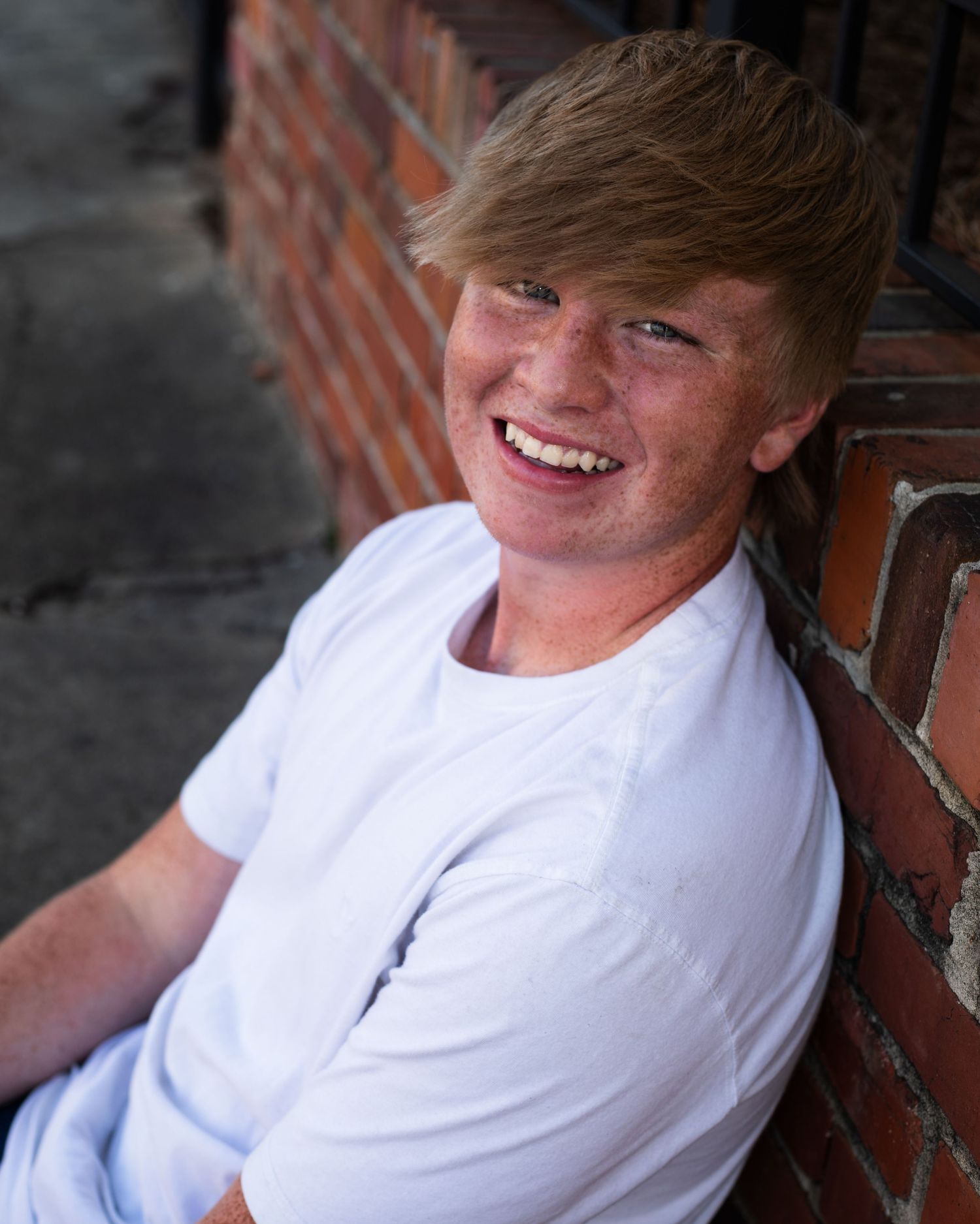 Senior portrait in natural park setting